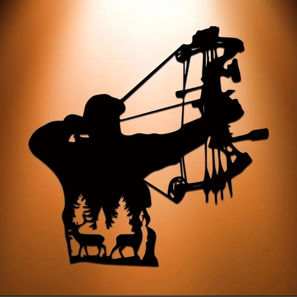 Archery Silhouette Wall Art